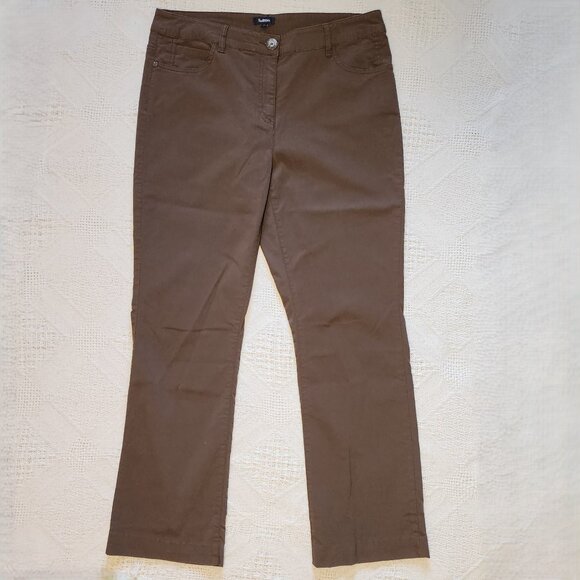 Chocolate Brown Trousers - Picture 2 of 10